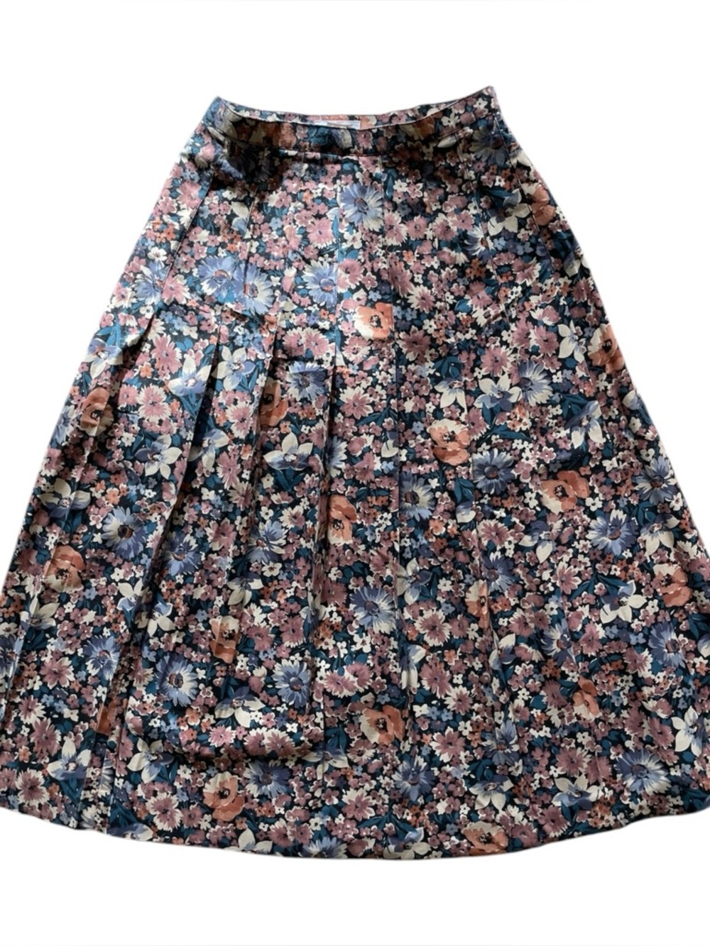 Vintage 1970's Floral Cottagecore Skirt